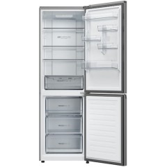 Haier Ψυγειοκαταψύκτης 355lt Total NoFrost Υ185xΠ59.5xΒ66.7εκ. Inox HDPR1618ANPK